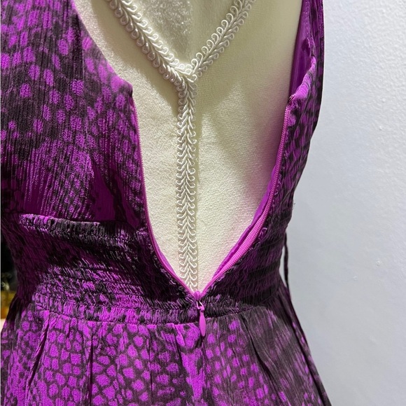 Silk AX Armani exchange  On knee dress Size 0 - Picture 3 of 14